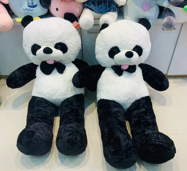 two teddy panda