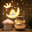 Rotating Cabin Projector Lamp | Kids Night Lights For Bedroom