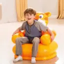 Inflatable Teddy Bear Chair  for kids (3-8Y) (Finish Color - Yellow, Pre-assembled)