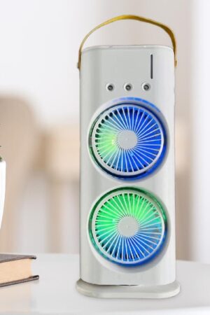VISTORA'S Double End Mini Air Cooler Fan | 3-in-1 Air Mist Spray Cooler
