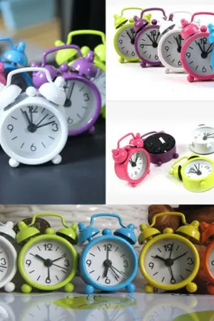 Creative Cute Mini Metal Small Alarm Clock | Electronic Small Alarm Clock