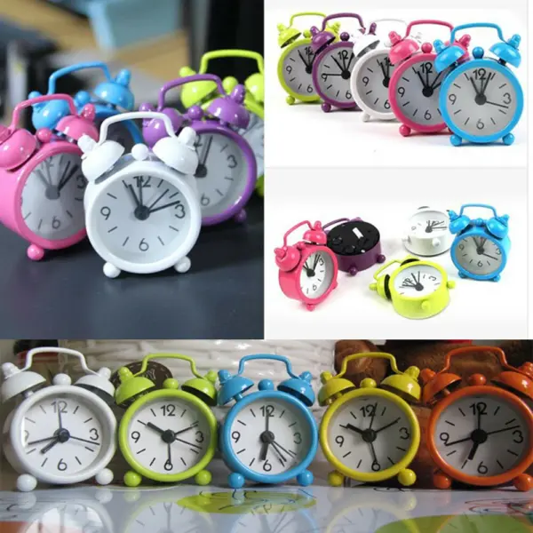 Creative Cute Mini Metal Small Alarm Clock | Electronic Small Alarm Clock