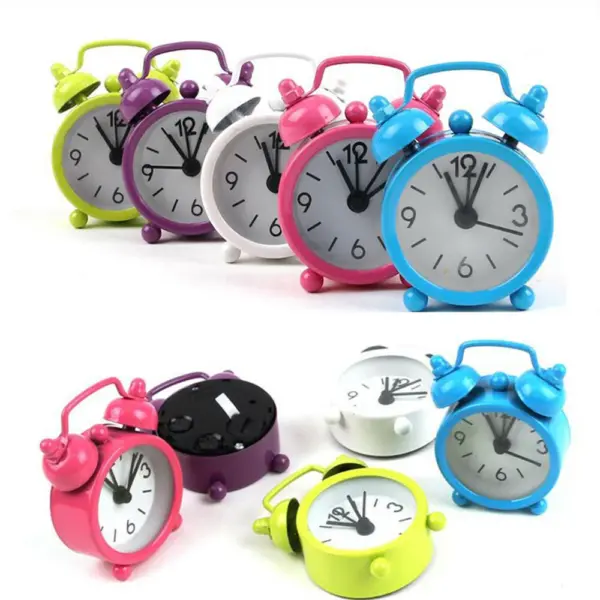 Creative Cute Mini Metal Small Alarm Clock | Electronic Small Alarm Clock - Image 2