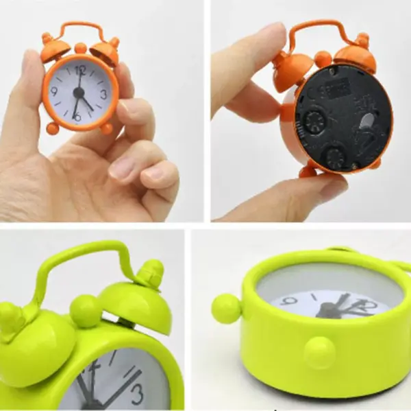 Creative Cute Mini Metal Small Alarm Clock | Electronic Small Alarm Clock - Image 5