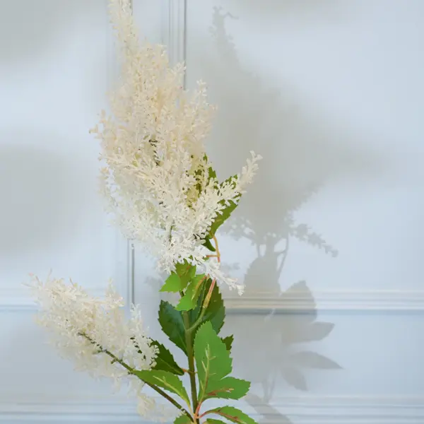 Faux Millet Grass Flower Stick (White) - 33 CM | Add timeless elegance to your home - Image 3