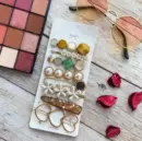 Premium Korean Style Hair Clips (Multicolour, 8 Pcs)