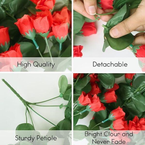 Artificial Hanging Bush Flower for Wall, Home Garden ,Wedding Indoor & Outdoor Decor - Image 3