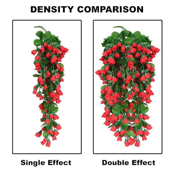 Artificial Hanging Bush Flower for Wall, Home Garden ,Wedding Indoor & Outdoor Decor - Image 2