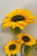 Sunshine Splendor Sunflower – 5-Head (40") | Long Stem Silk Artificial Flower